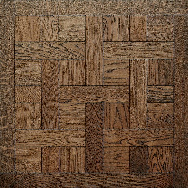 Модульный паркет COSWICK Дуб Шаверни 19.05х635х635 мм, твердый воск комби, Старая венеция, 2-х сл